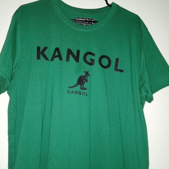 Green and black Kangol tshirt..size large. - Picture 2 of 4